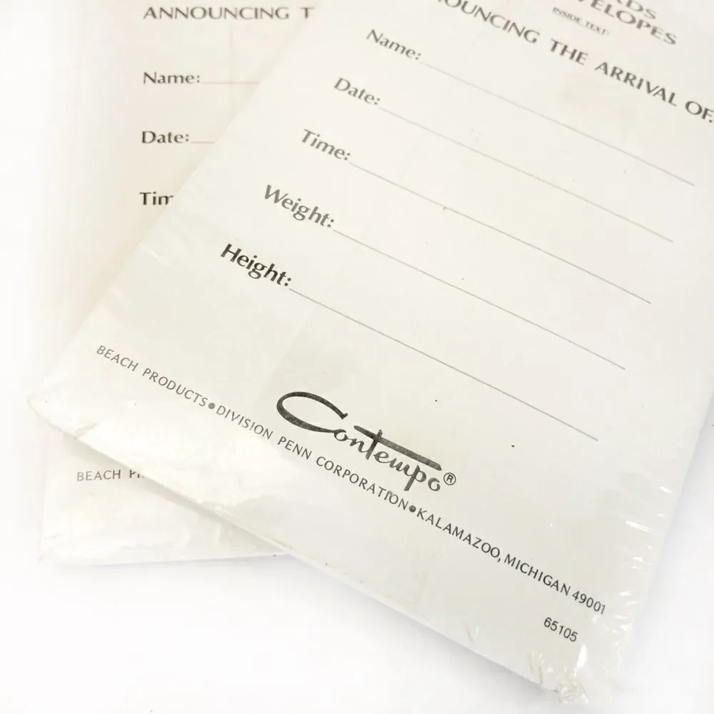 NOS Vintage “It’s a Boy!” Birth Announcements